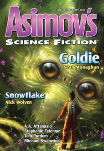 Cover of Asimov's Science Fiction Jan/Feb 2022